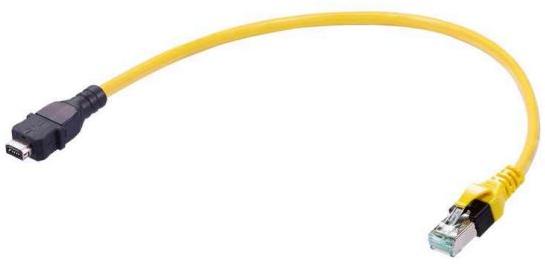 HARTING-33483147805050 Andere Kabelbaugruppen Cable Assembly Round Copper Cable 4.91m 26AWG IX Industrial Type A to RJ-45 8 to 8 POS M-M IDT-IDT