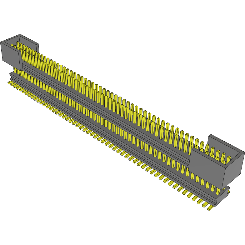 Samtec-AW-54-03-G-D-210-075-ES Steckverbinderleisten und Leiterplattenbuchsen Conn Board Stacker HDR 108 POS 0.8mm Solder ST SMD Tube