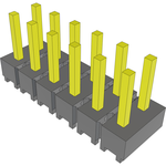 Conn Unshrouded Header HDR 12 POS 2.54mm Solder ST Top Entry Thru-Hole Bulk