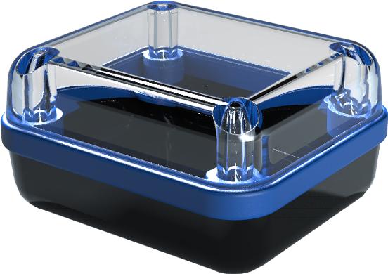 Serpac Electronic Enclosures-CX28A-CLBK-A-BL Kästen, Gehäuse und Gestelle Black Polycarbonate Waterproof Pocket Enclosure with Blue Seal <h4><strong>CALIFORNIA PROPOSITION</strong> ⚠️<strong>65 WARNING</strong>⚠️</h4>