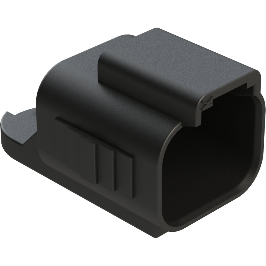 Amphenol-AT06-2S-CAP Steckverbinderzubehör Connector Accessories Protective Cap Straight Thermoplastic Black