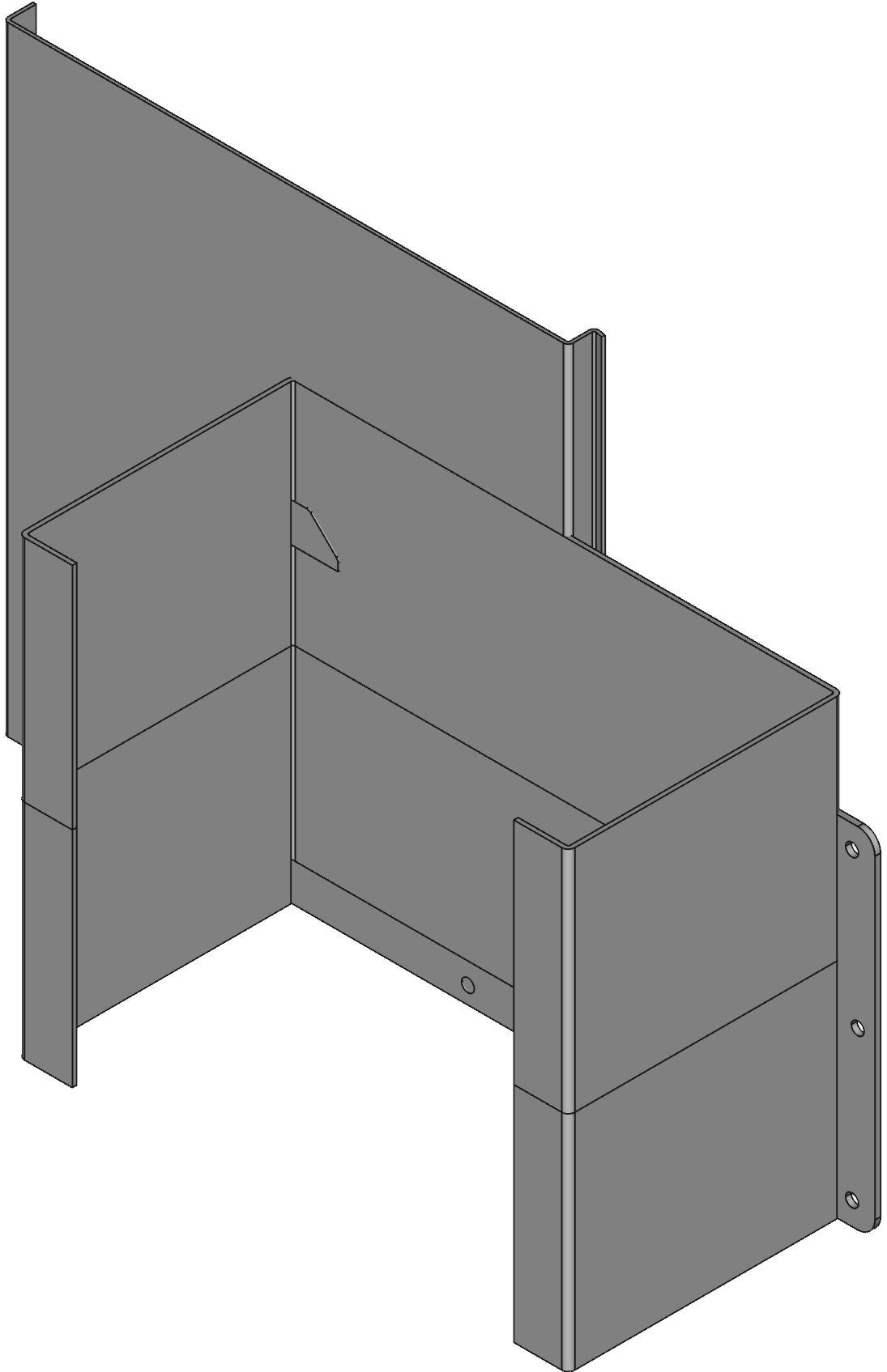 Hammond Manufacturing-1485FW1 Verdrahtungskanäle Wireway Solid Wall Rectangular Steel Gray