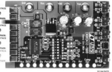 Analog Devices-DC116A-A Power Management Development Boards and Kits LTC1421CSW Hot Swap Controller Demonstration Circuit