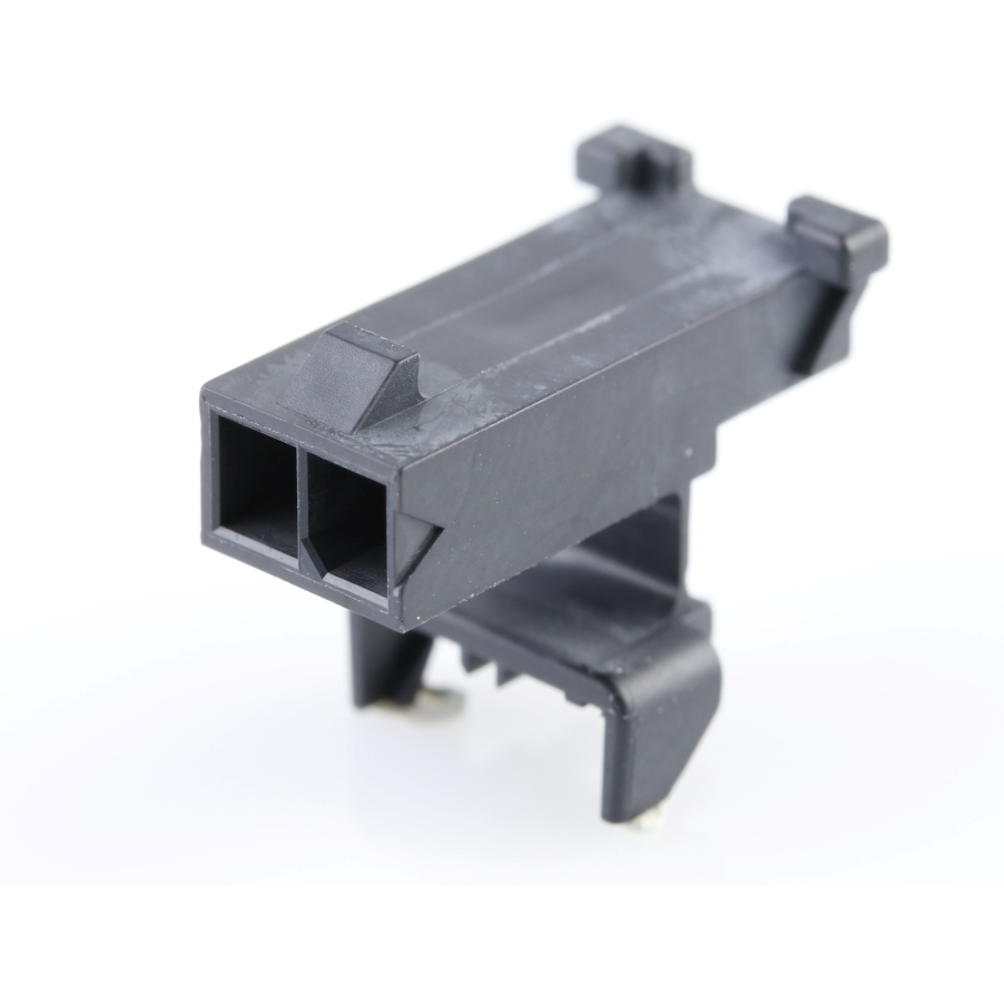 Molex-2008750002 Einzeladersteckverbinder, Gehäuse Conn Housing PL 2 POS 3mm Crimp ST Cable Mount Black Bag