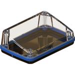 Black Polycarbonate Sloped Waterproof Pocket Enclosure with Blue Seal <h4><strong>CALIFORNIA PROPOSITION</strong> ⚠️<strong>65 WARNING</strong>⚠️</h4>