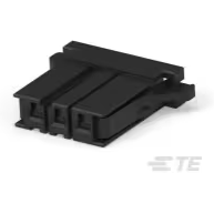TE Connectivity-3-178128-3 Connector Discrete Wire Housing Conn Housing RCP 3 POS 5.08mm Crimp ST Cable Mount Black Bag