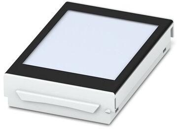 PHOENIX CONTACT-1335811 TFT-Module DIN Rail Housing for use In Distribution Boards In Accordance with DIN 43880, Latching Cover, Integrated Capacitive Touch Display