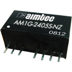 Aimtec-AM1G-0505S-NZ DC/DC-Wandler und Spannungsreglermodul Module DC-DC 5VIN 1-OUT 5V 0.2A 1W 7-Pin SIP Module
