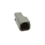 Conn Rectangular PIN 2 POS Crimp ST Cable Mount