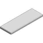 59.9 x 21.2 x 2.5mm Two-piece Drawn-Seamless RF Shield/EMI Shield COVER (Nickel-Silver)