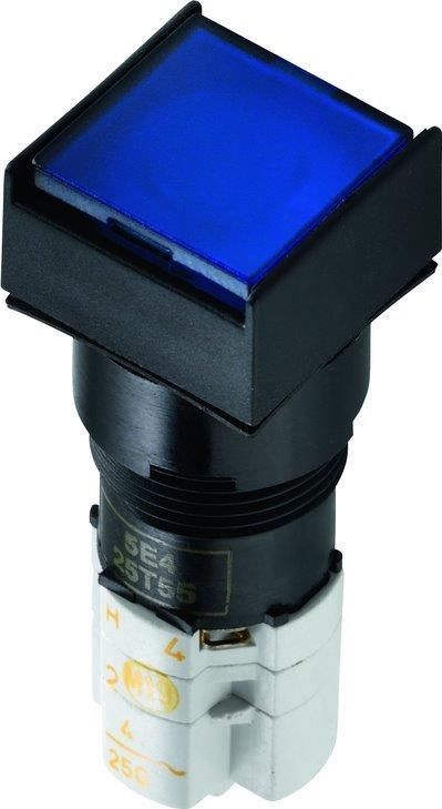 RAFI GmbH & Co. KG-1.15.108.376/0000 Switch Push Button Switch Push Button N.O./N.C. DPST Flush Square Button 4A 250VAC 250VDC Latching Panel Mount Solder