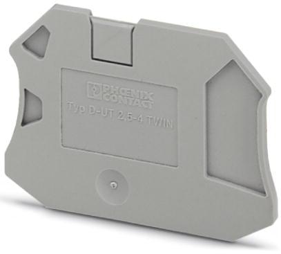 PHOENIX CONTACT-3047141 连接器配件 Connector Accessories End Cover Straight Polyamide Gray