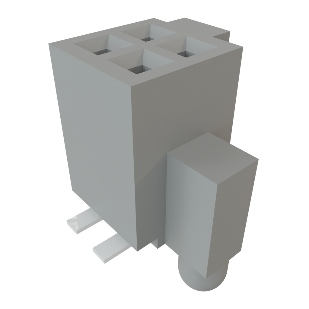 Samtec-SFC-102-T2-L-D-A Steckverbinderleisten und Leiterplattenbuchsen Conn Socket Strip SKT 4 POS 1.27mm Solder ST SMD Tube