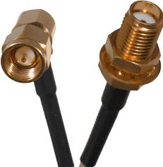 Cinch Connectivity Solutions-415-0074-006 Kabelbaugruppen Koaxial Cable Assembly Coaxial 0.152m SMA to SMA F-M