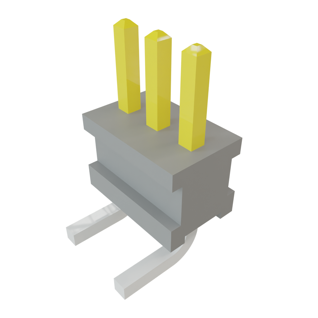 Samtec-FTR-103-02-S-S Steckverbinderleisten und Leiterplattenbuchsen Conn Unshrouded Header HDR 3 POS 1.27mm Solder ST Top Entry SMD Bulk