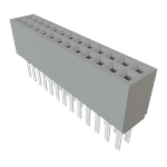 Conn Socket Strip SKT 26 POS 1.27mm Solder ST Top Entry Thru-Hole Tube