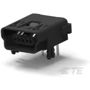TE Connectivity-1734510-1 Connector USB Conn Mini USB 2.0 Type B RCP 5 POS 0.8mm Solder RA Thru-Hole 5 Terminal 1 Port Tray