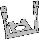 ABB Installation Products, Inc-SSF-SHSB null Switch Box Bracket for Use On 2 1/2 and 3 1/2in Metal Studs