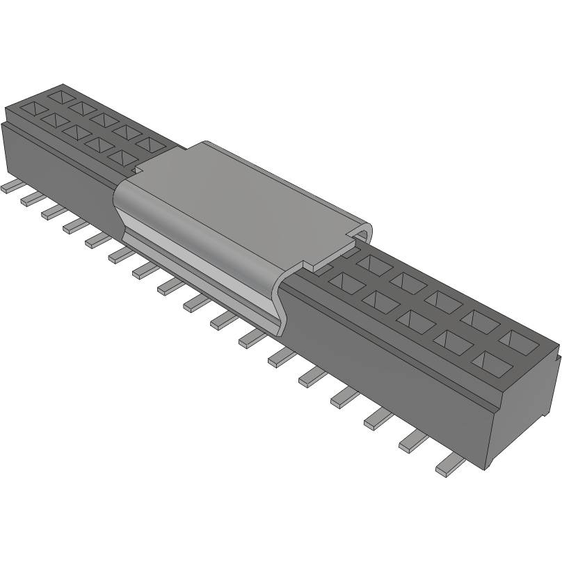 Samtec-CLM-117-02-L-D-BE-A-P-TR Cabezales del conector y receptáculos PCB Conn Socket Strip SKT 34 POS 1mm Solder ST SMD T/R