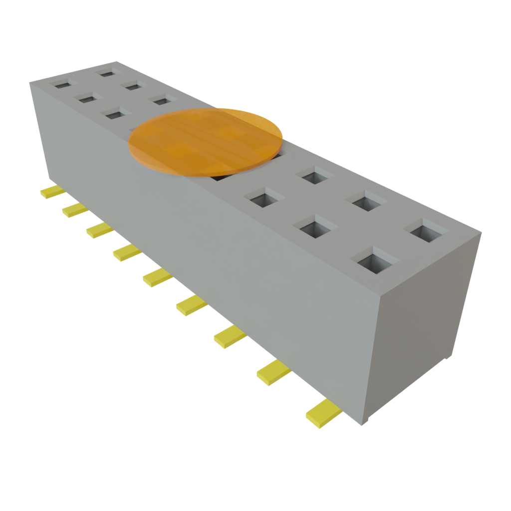 Samtec-TLE-109-01-G-DV-A-K Steckverbinderleisten und Leiterplattenbuchsen Conn Socket Strip SKT 18 POS 2mm Solder ST Bottom Entry SMD Tube