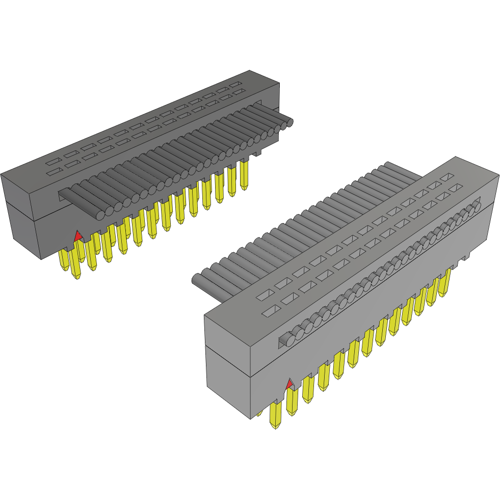 Samtec-FMTP-13-D-08.77-01 Flachband Kabelbaugruppen Cable Assembly 0.222m 30AWG 0.64mm 26 to 26 POS IDC Connector to IDC Connector M-M TIGER EYE™ Clamshell