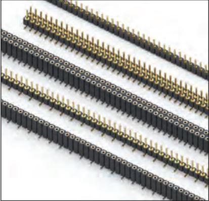 Mill-Max-803-43-100-30-001000 Steckverbinderleisten und Leiterplattenbuchsen Conn Socket Strip SKT 100 POS 2.54mm Solder ST Top Entry SMD