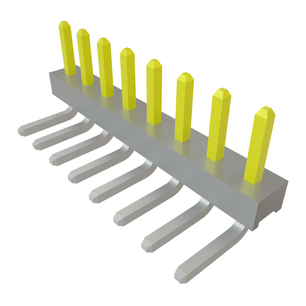 Samtec-TMM-108-01-L-S-RA Steckverbinderleisten und Leiterplattenbuchsen Conn Unshrouded Header HDR 8 POS 2mm Solder RA Side Entry Thru-Hole Bulk
