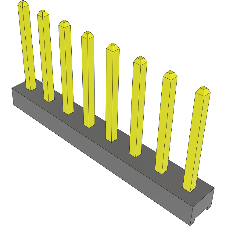 Samtec-MTMM-108-04-G-S-264 Steckverbinderleisten und Leiterplattenbuchsen Conn Unshrouded Header HDR 8 POS 2mm Solder ST Top Entry Thru-Hole Bulk