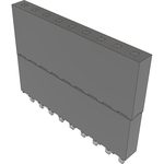 Conn Elevated Socket SKT 9 POS 2.54mm Solder ST Top Entry Thru-Hole Tube