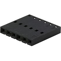 Molex-0050579013 Einzeladersteckverbinder, Gehäuse Conn Housing F 13 POS 2.54mm Crimp ST Cable Mount Black SL™ Bag