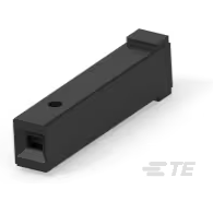 TE Connectivity-7-87499-2 Connector Discrete Wire Housing Conn Housing RCP 1 POS Crimp ST Cable Mount Black Package