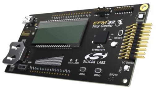 Silicon Labs-SLSTK3301A Sistema integrato, schede e kit di sviluppo EFM32TG11B520F128GM80 Microcontroller Starter Kit 0.032768MHz/48MHz CPU 32KB RAM 128KB Flash Linux/Mac OS/Win