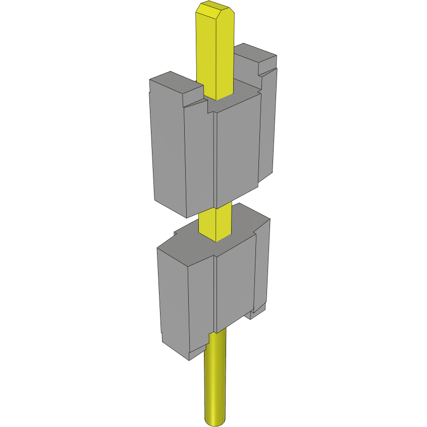 Samtec-DWM-01-51-G-S-245 Embases de raccordement et réceptacles PCB Conn Board Stacker HDR 1 POS Solder ST Thru-Hole Layer