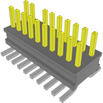 Conn Unshrouded Header HDR 20 POS 1.27mm Solder ST Top Entry SMD T/R