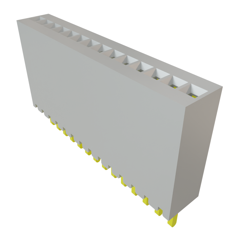 Samtec-SMS-114-01-S-S Connector Headers and PCB Receptacles Conn Socket Strip SKT 14 POS 1.27mm Solder ST Thru-Hole Tube