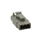 Conn Rectangular SKT 3 POS Crimp ST Cable Mount