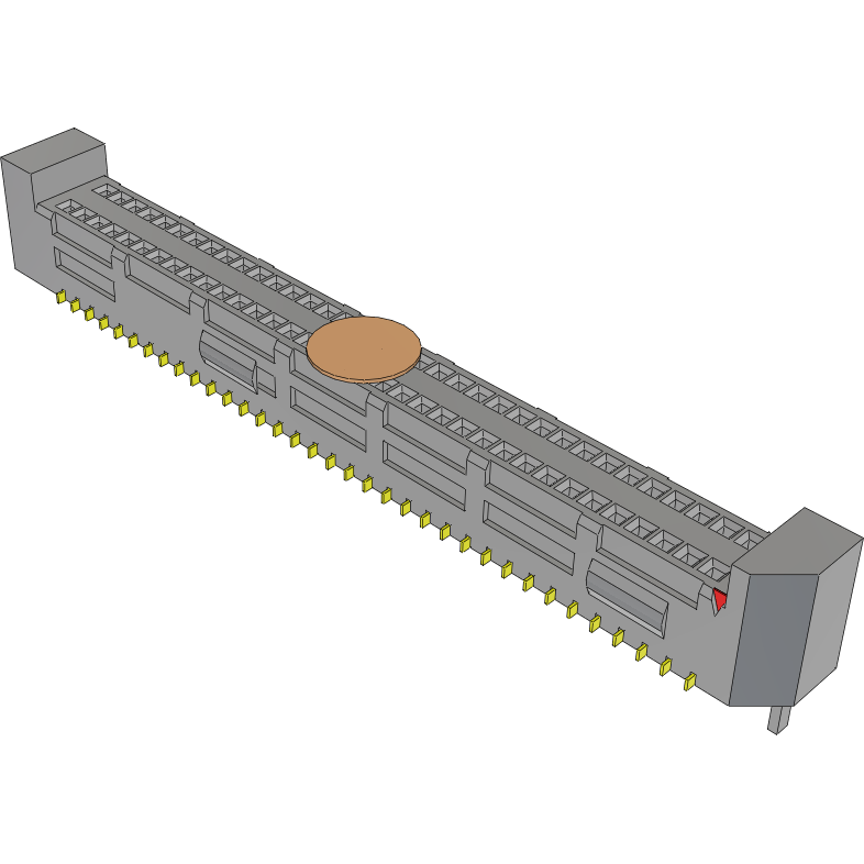 Samtec-SEML-135-02-03.0-HDWTKTR Steckverbinderleisten und Leiterplattenbuchsen Conn Micro Socket Strip SKT 70 POS 0.8mm Solder ST SMD T/R