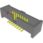 Conn Shrouded Header (4 Sides) HDR 16 POS 1.27mm Solder ST Top Entry SMD T/R
