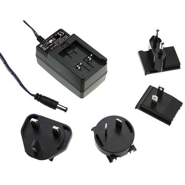 Mean Well Enterprises-GE18I24-P1J Externer steckbarer Adapter Plug-In Adapter Single-OUT 24V 0.75A 18W Carton