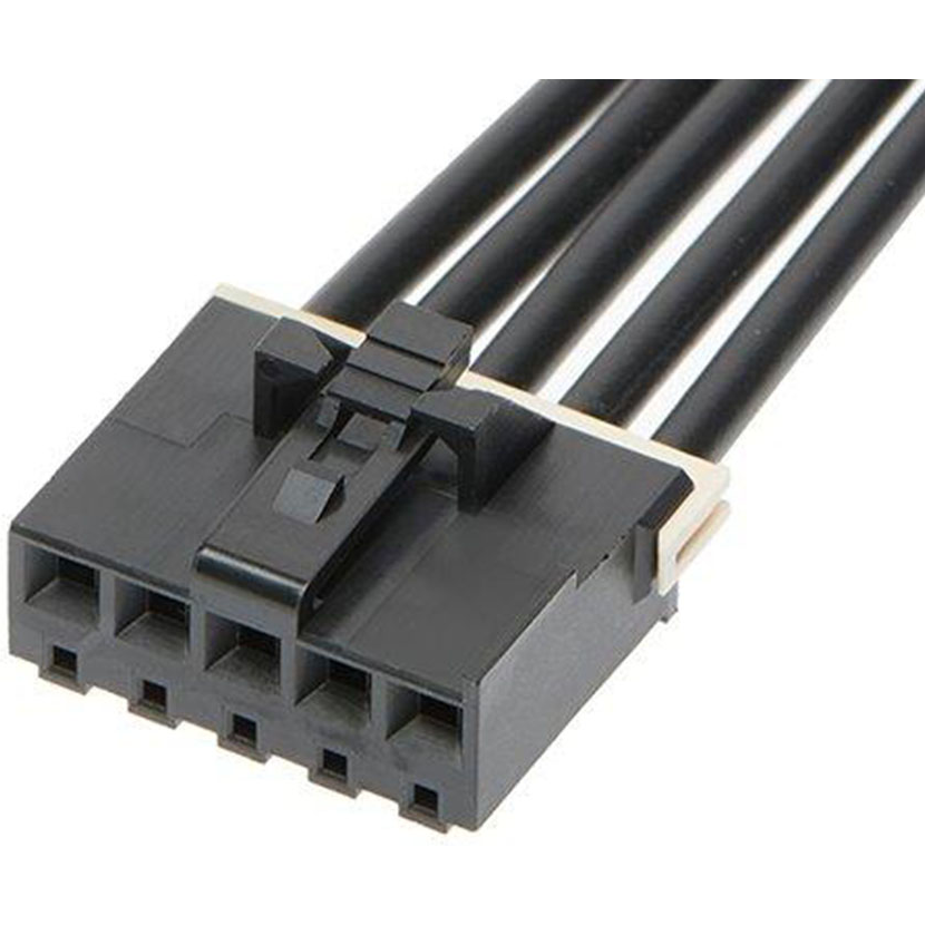 Molex-36921-0503 其他电缆组件 L1NK 396-to-L1NK 396 Off-the-Shelf (OTS) Cable Assembly, 3.96mm Pitch, Single Row, 300.00mm Length, 5 Circuits, Black
