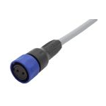 Cable Assembly Circular 1m 16-18AWG Circular 3Power Straight
