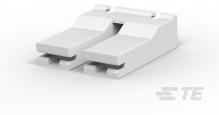 TE Connectivity-1969295-4 Einzeladersteckverbinder, Gehäuse Conn Housing RCP 2 POS 12.8mm Crimp ST Cable Mount Natural Carton