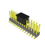 Conn Unshrouded Header HDR 28 POS 2.54mm Solder ST Top Entry SMD Tube