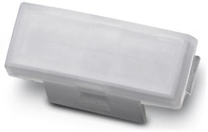 PHOENIX CONTACT-KMK 2-1000 Kabelmarkierungen Plastic cable markers transparent unlabeled Mounting type Assembly with cable binders Cable diameter 6 mm Lettering field 29 x 8 mm