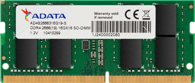 ADATA Technology Co., Ltd-AD4E266638G19-BSSC Memory Modules DRAM Module DDR4 SDRAM 8Gbyte 288UDIMM