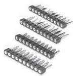 Mill-Max-304-99-133-41-770000 Steckverbinderleisten und Leiterplattenbuchsen Conn SIP Socket Strip SKT 33 POS 2.54mm Press Fit ST Top Entry Thru-Hole