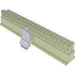Conn Housing RCP 50 POS 2.54mm Crimp ST Cable Mount White Mini Mate® Tube