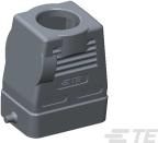 TE Connectivity-T1340060121-000 Schrumpfbalgenadapter Hood 180° 3 Shell Size Powder Die Cast Aluminum Alloy