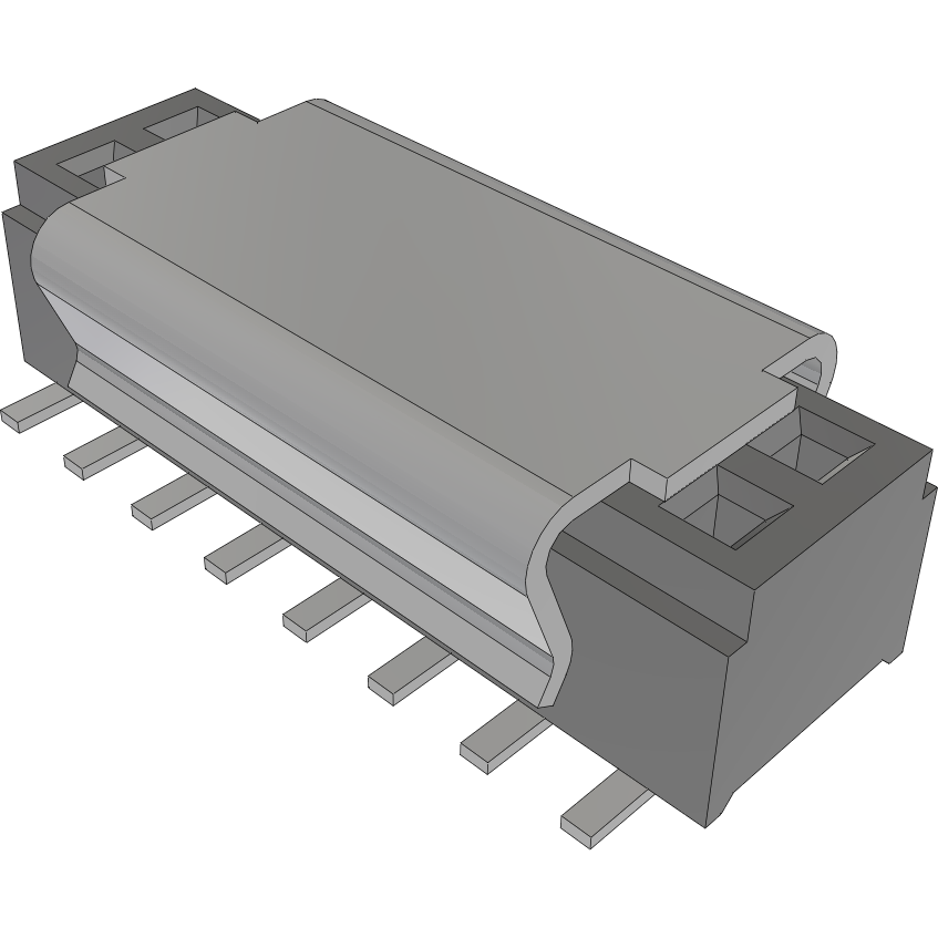 Samtec-CLM-108-02-LM-D-P Connector Headers and PCB Receptacles Conn Micro Socket Strip SKT 16 POS 1mm Solder ST Top Entry SMD Tube