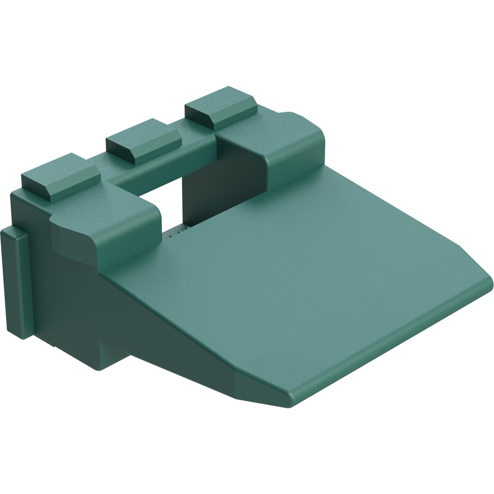 Amphenol-AW6P Steckverbinderzubehör Connector Accessories Wedge Lock Straight Thermoplastic Green